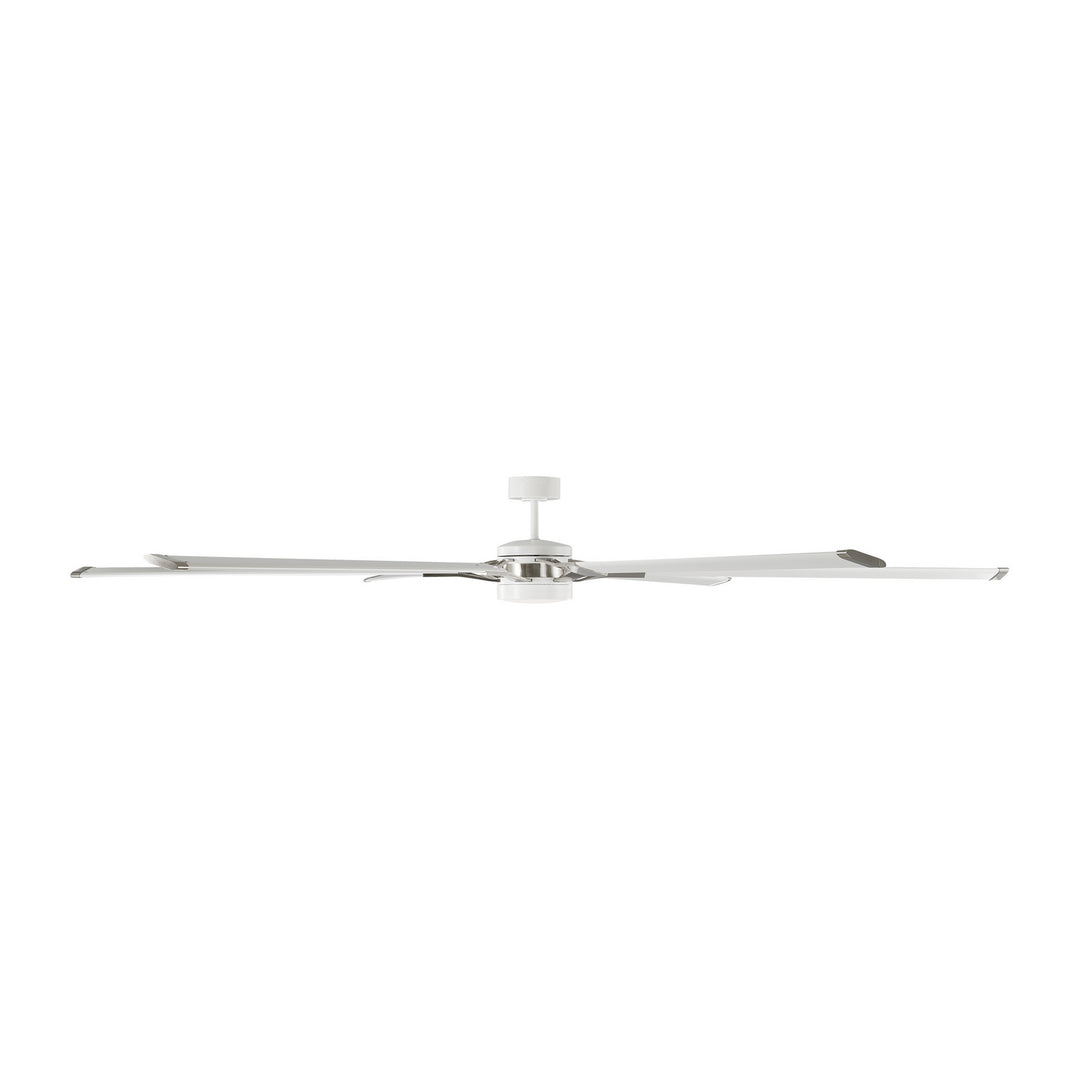 Visual Comfort Fan Loft 96 6LFR96RZWD Ceiling Fan - Matte White, Matte White/Matte White/