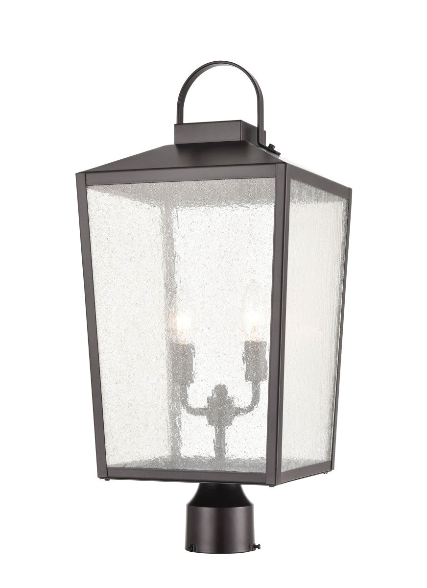 Millennium Lighting 2654-PBZ Devens Two Light Outdoor Post Lantern Outdoor Bronze / Dark