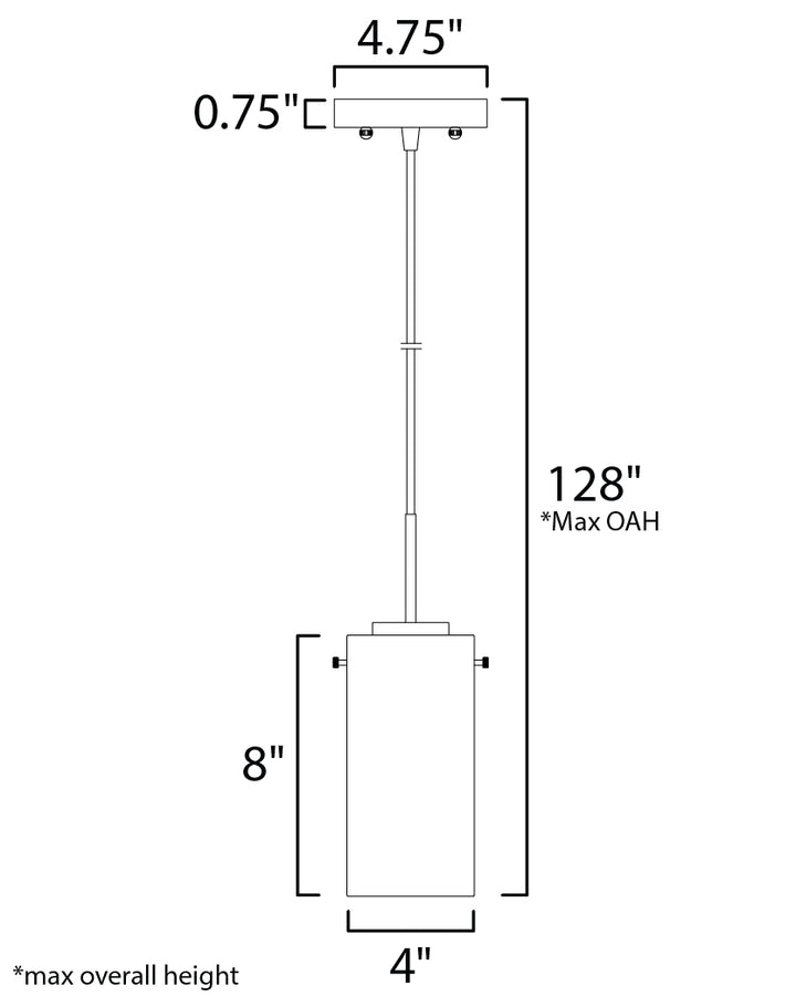 Maxim Scope 10192CLFTPC Pendant Light - Polished Chrome