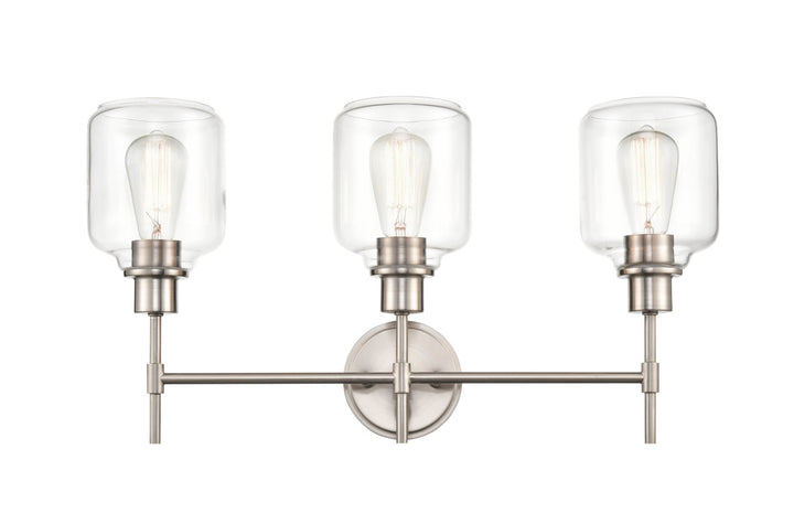 Millennium Asheville 6943-SN Bath Vanity Light 25 in. wide - Satin Nickel