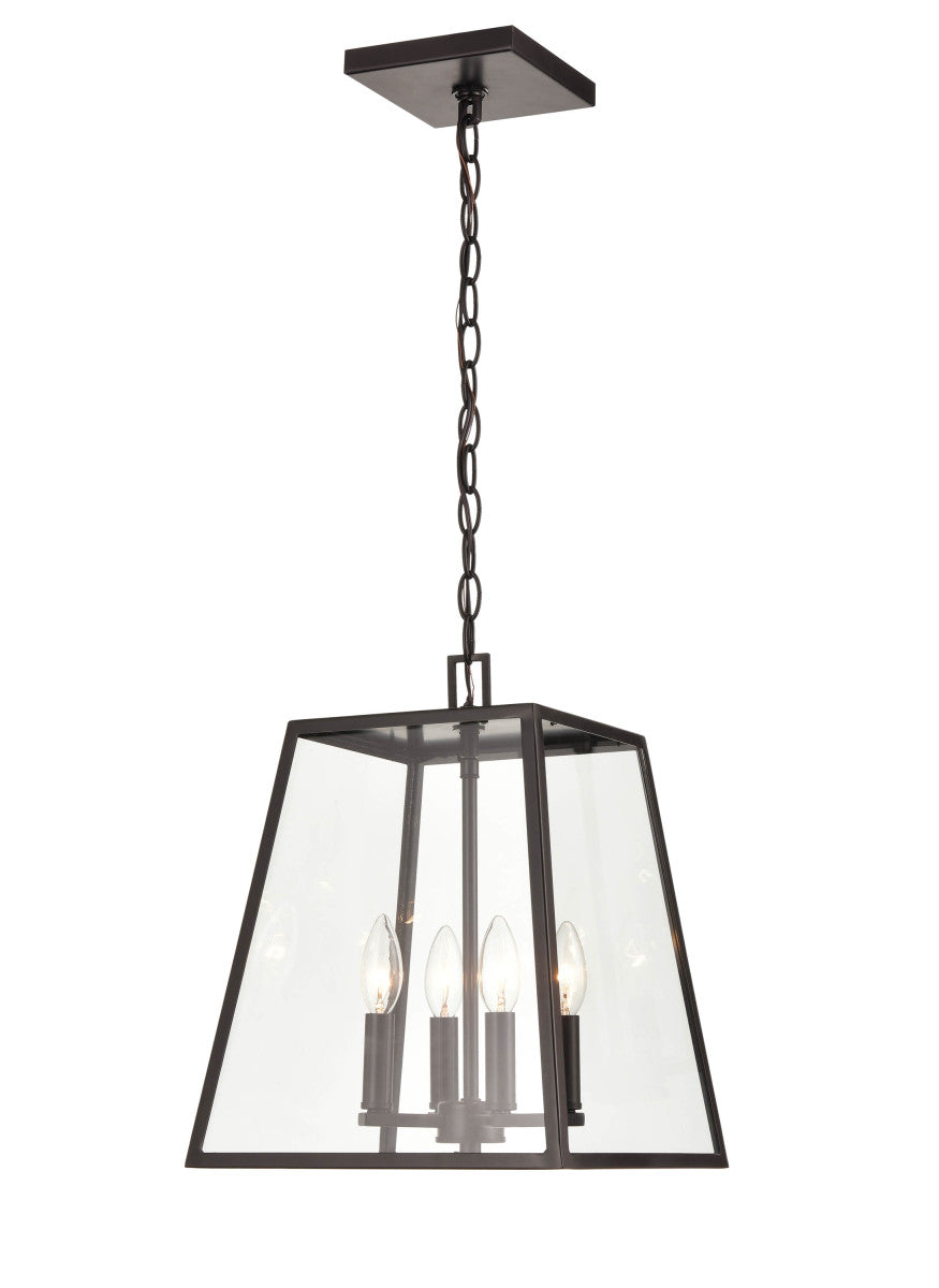 Millennium Lighting 8014-PBZ Grant Four Light Outdoor Lantern Outdoor Bronze / Dark