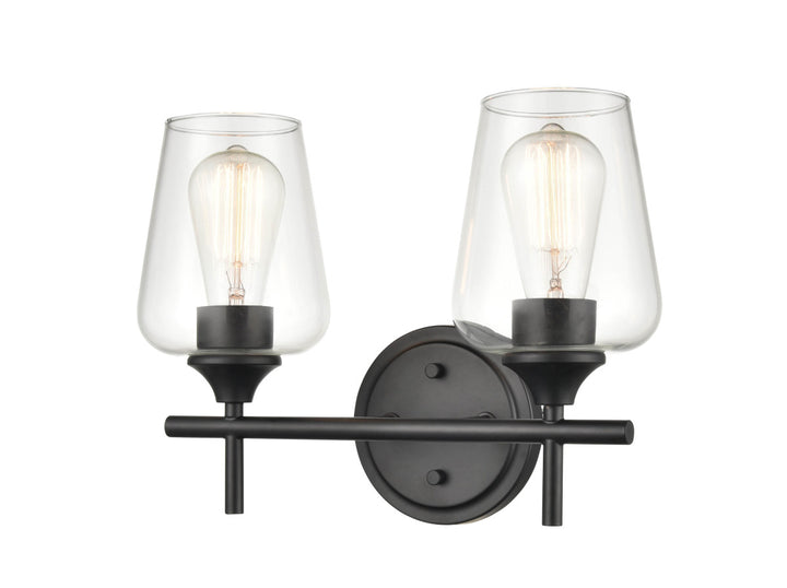 Millennium Ashford 9702-MB Bath Vanity Light 14 in. wide - Matte Black