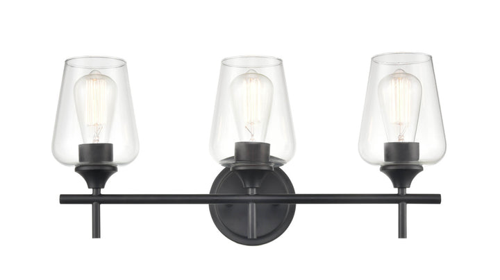 Millennium Ashford 9703-MB Bath Vanity Light 22 in. wide - Matte Black