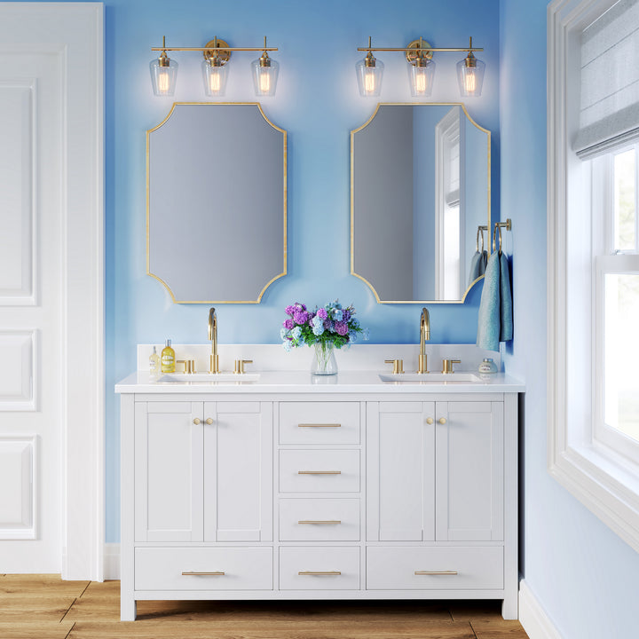 Millennium Ashford 9703-MG Bath Vanity Light 22 in. wide - Modern Gold