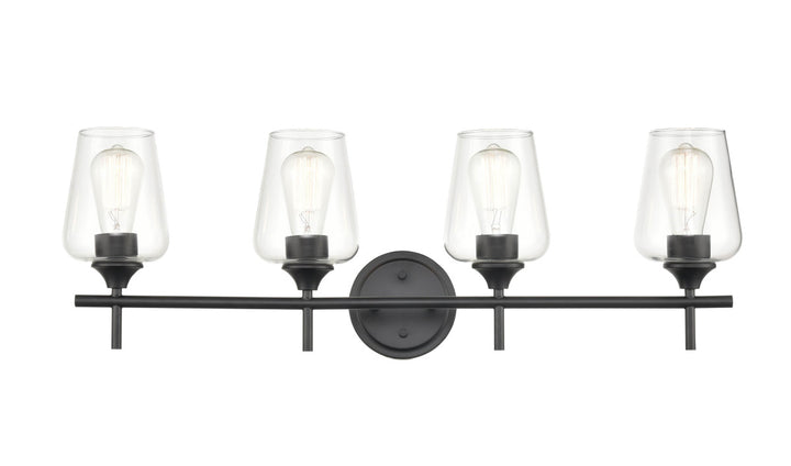 Millennium Ashford 9704-MB Bath Vanity Light 31 in. wide - Matte Black