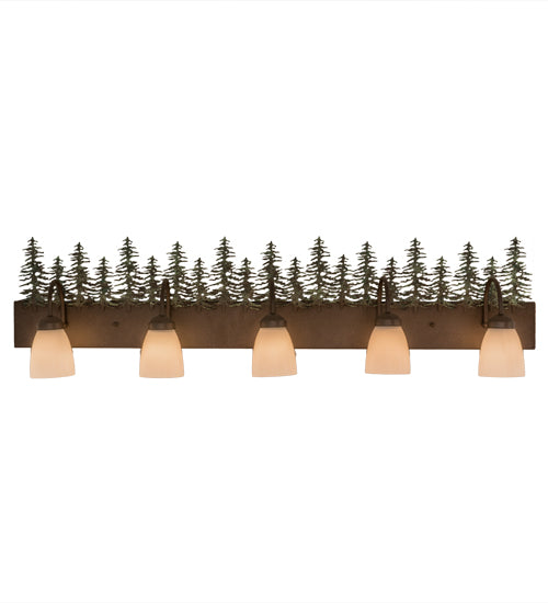 Meyda Tiffany Tall Pines 101961 Bath Vanity Light 48 in. wide - Cafe-Noir
