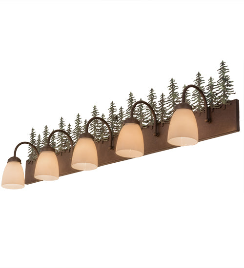 Meyda Tiffany Tall Pines 101961 Bath Vanity Light 48 in. wide - Cafe-Noir
