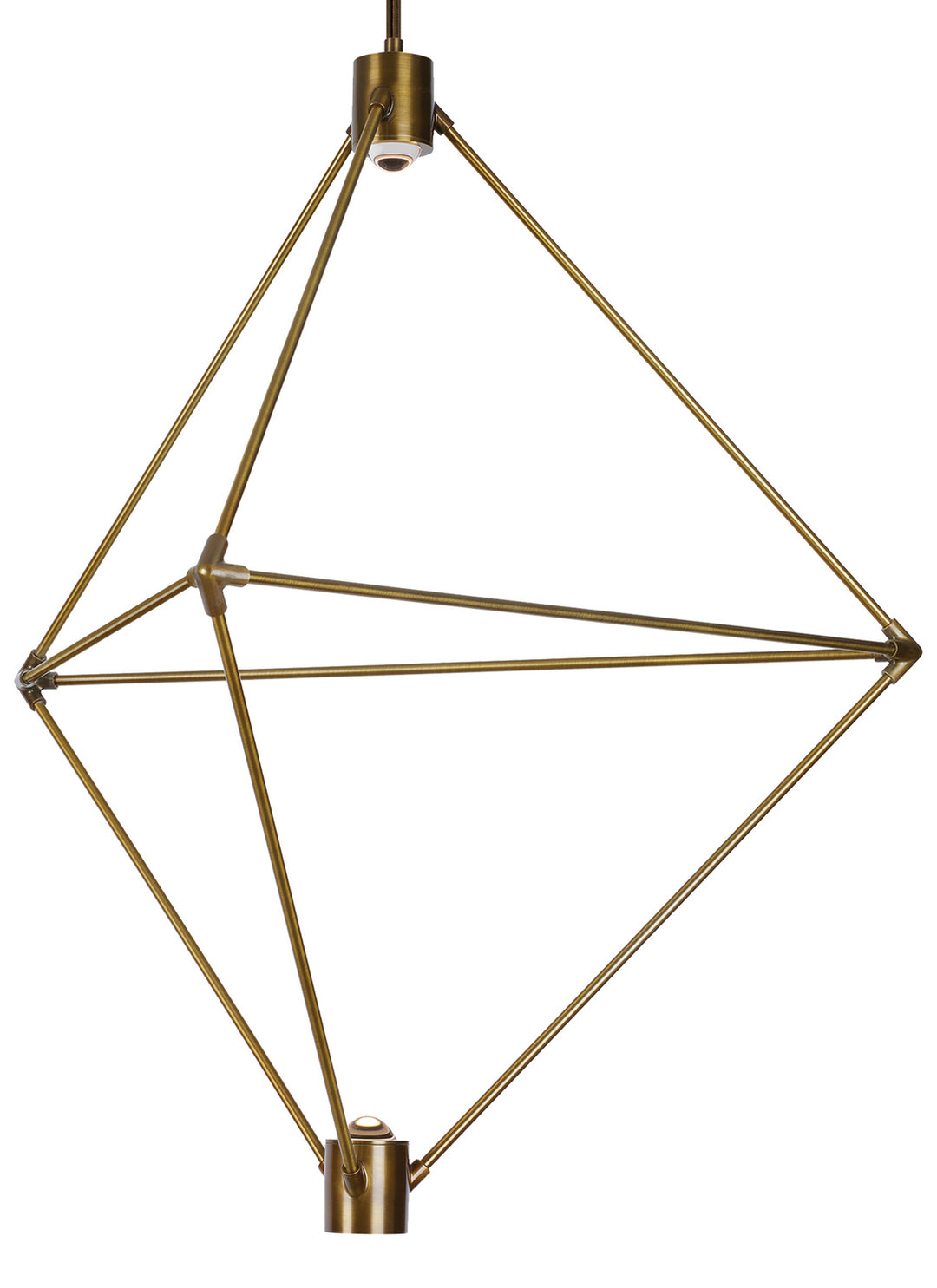 Visual Comfort Modern Candora 700CNDR29R-LEDWD Chandelier Light - Aged Brass