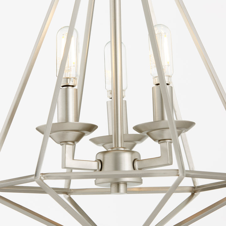 Quorum Bennett 8311-3-65 Pendant Light - Satin Nickel