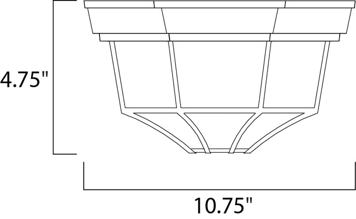 Maxim Lighting 1020WT  Crown Hill Outdoor White