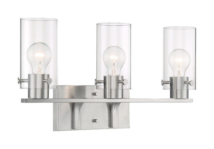 Nuvo Sommerset 60-7173 Bath Vanity Light 21 in. wide - Brushed Nickel