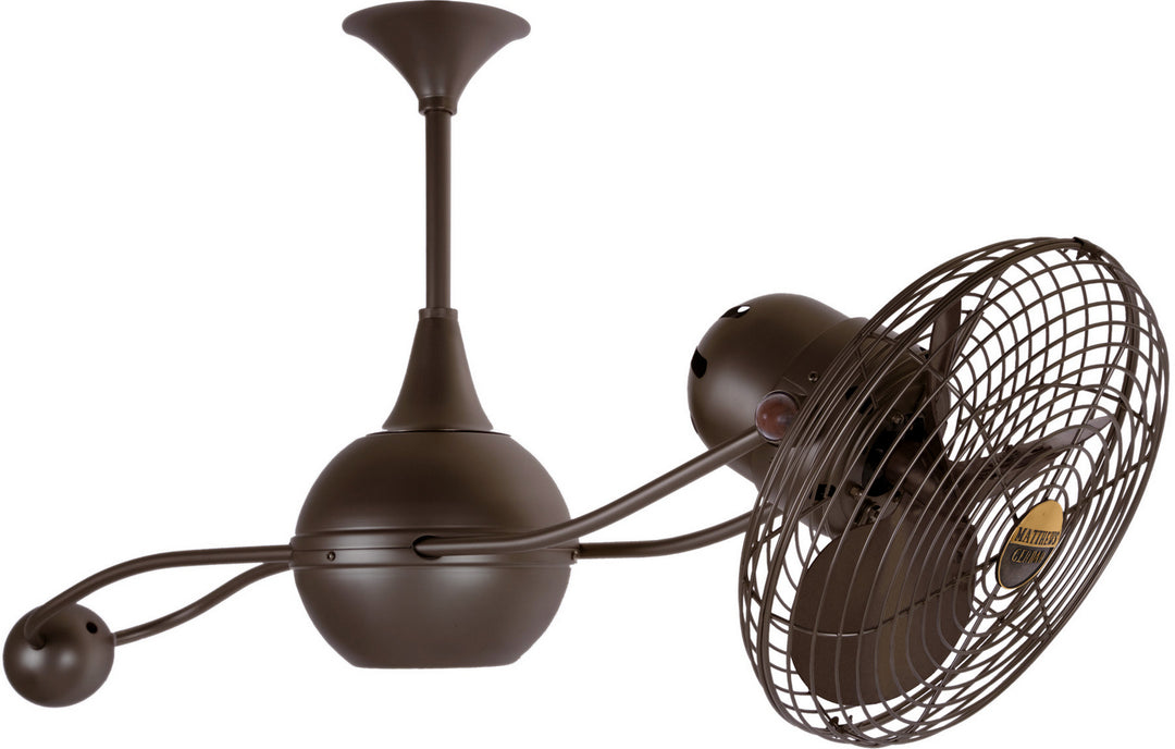 Matthews Fan Company Brisa 2000 B2K-BZZT-MTL Ceiling Fan 13 - Bronzette, Bronzette/