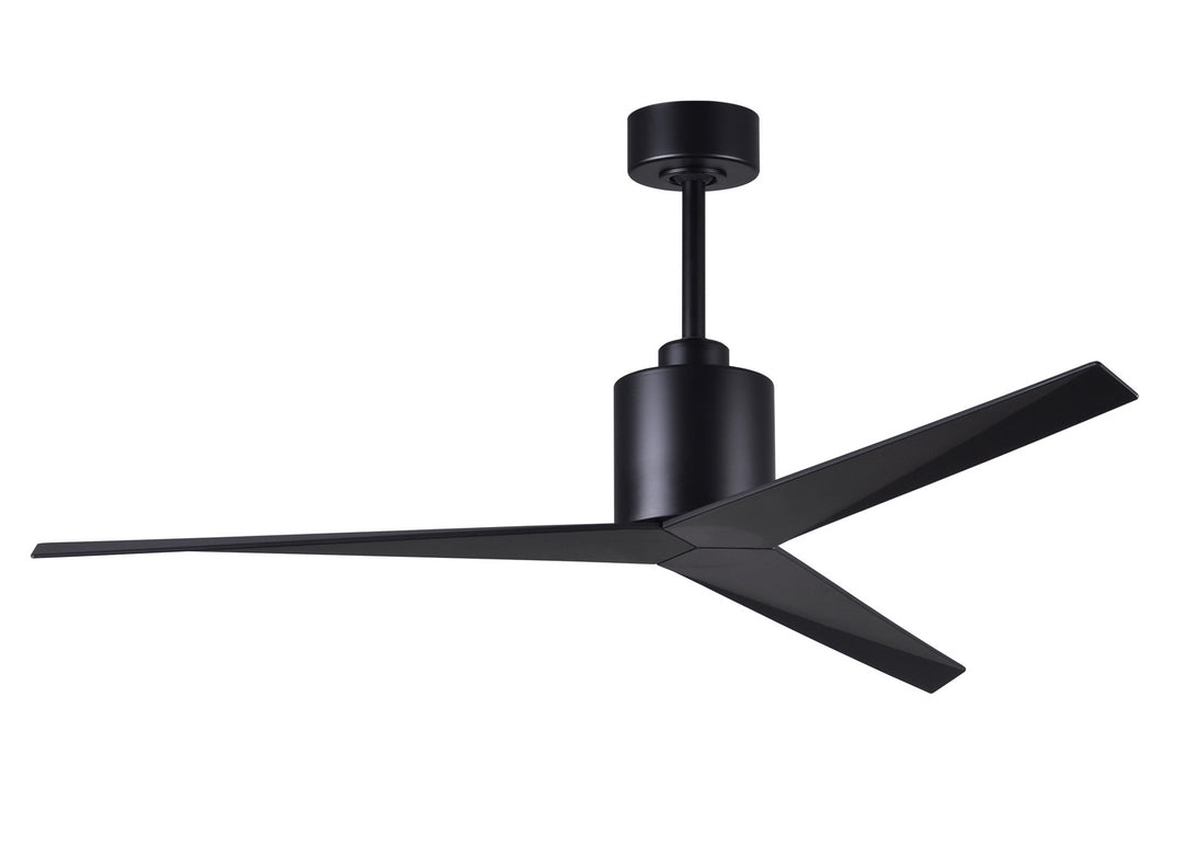 Matthews Fan Company Eliza EK-BK-BK Ceiling Fan 56 - Matte Black, Matte Black/