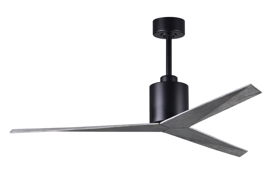 Matthews Fan Company Eliza EK-BK-BW Ceiling Fan 56 - Matte Black, Barn Wood/