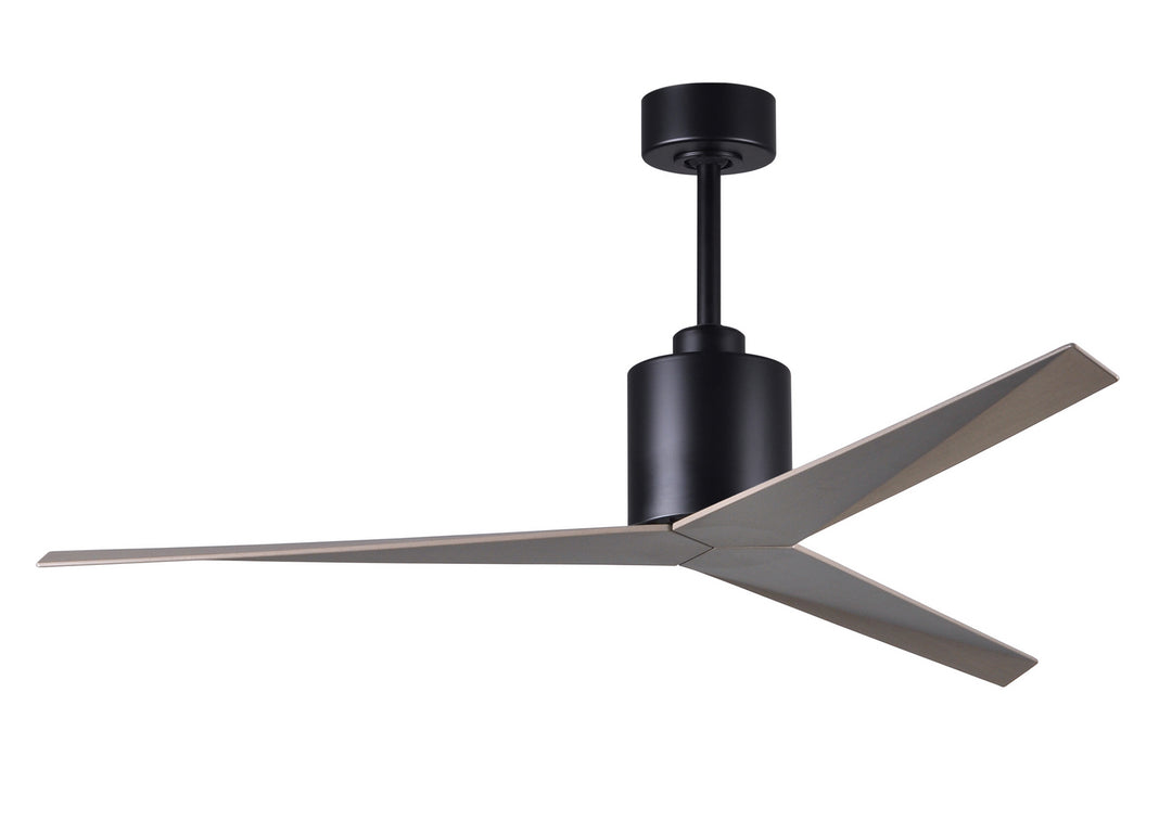 Matthews Fan Company Eliza EK-BK-GA Ceiling Fan 56 - Matte Black, Gray Ash/