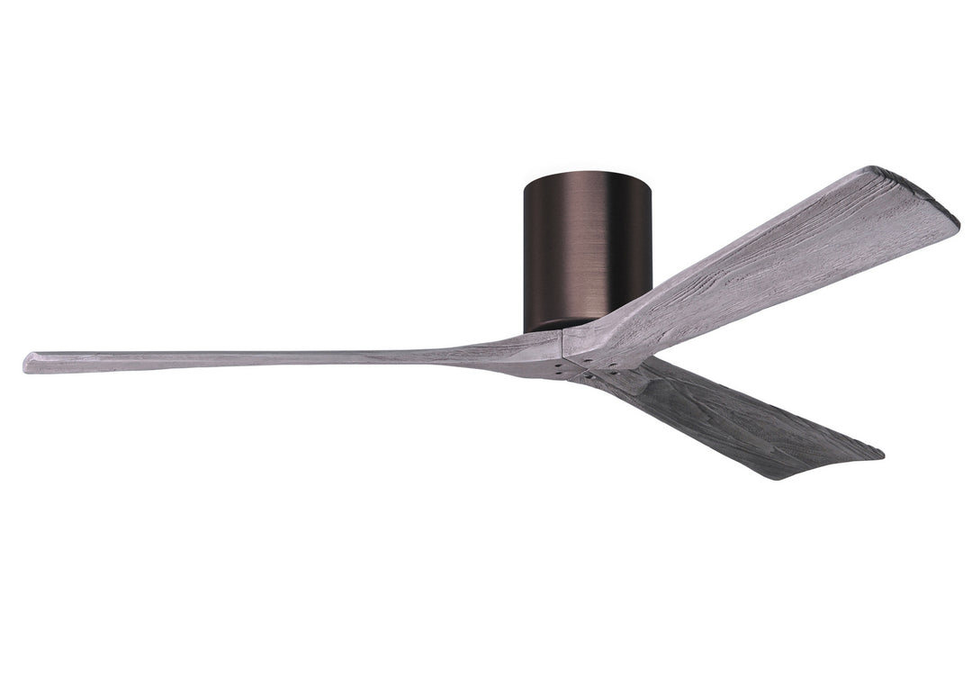 Matthews Fan Company Irene IR3H-BB-BW-60 Ceiling Fan 60 - Brushed Bronze, Barnwood Tone/