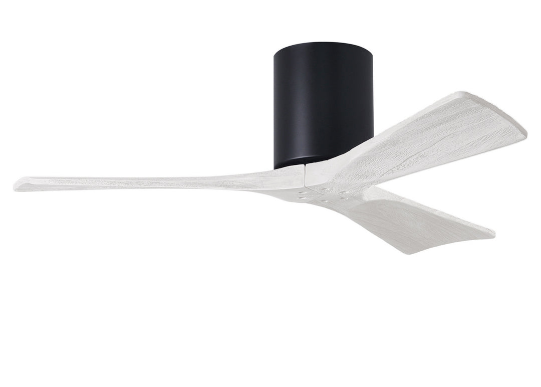 Matthews Fan Company Irene IR3H-BK-MWH-42 Ceiling Fan 42 - Matte Black, Matte White/