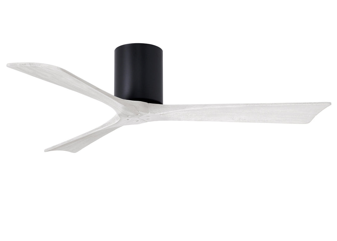 Matthews Fan Company Irene IR3H-BK-MWH-52 Ceiling Fan 52 - Matte Black, Matte White/