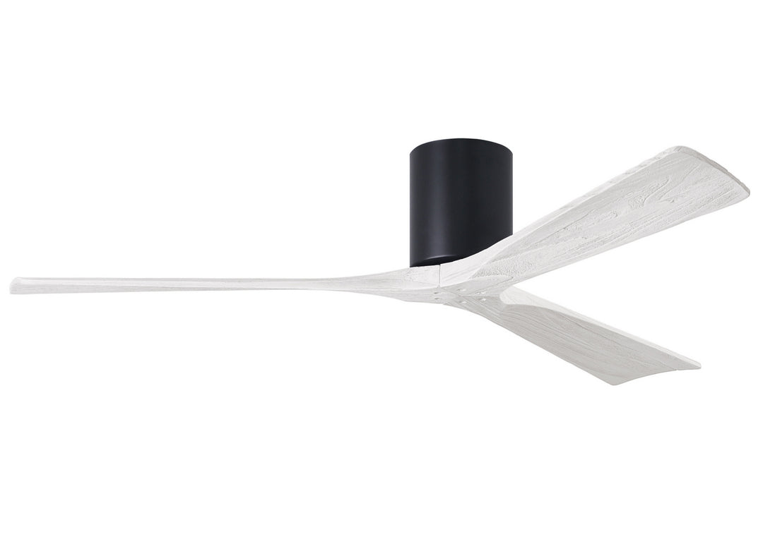 Matthews Fan Company Irene IR3H-BK-MWH-60 Ceiling Fan 60 - Matte Black, Matte White/