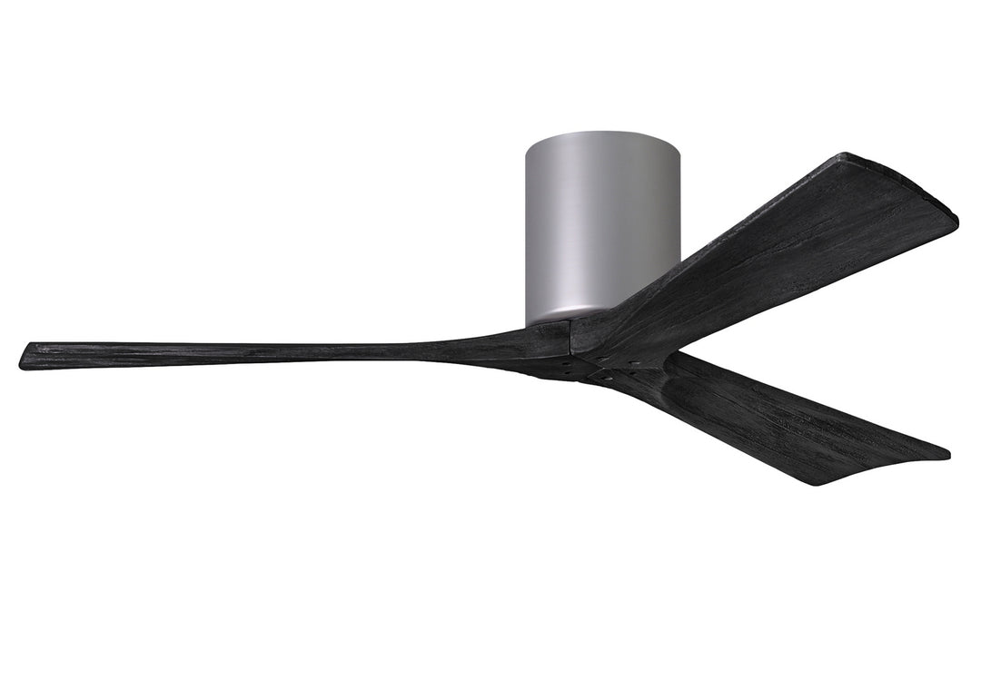 Matthews Fan Company Irene IR3H-BN-BK-52 Ceiling Fan 52 - Brushed Nickel, Matte Black/