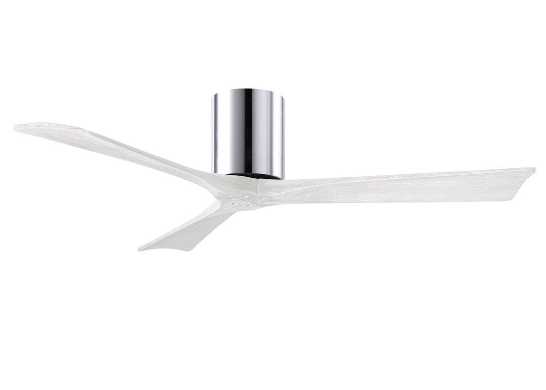 Matthews Fan Company Irene IR3H-CR-MWH-52 Ceiling Fan 52 - Polished Chrome, Matte White/