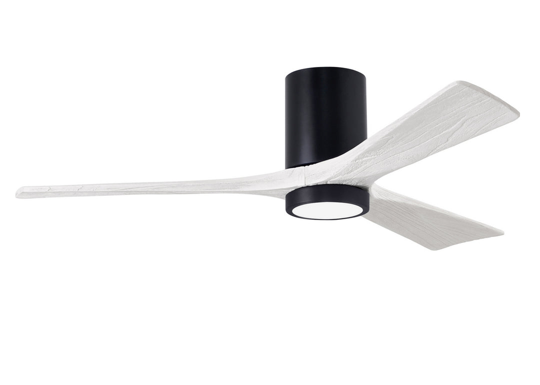 Matthews Fan Company Irene IR3HLK-BK-MWH-52 Ceiling Fan 52 - Matte Black, Matte White/