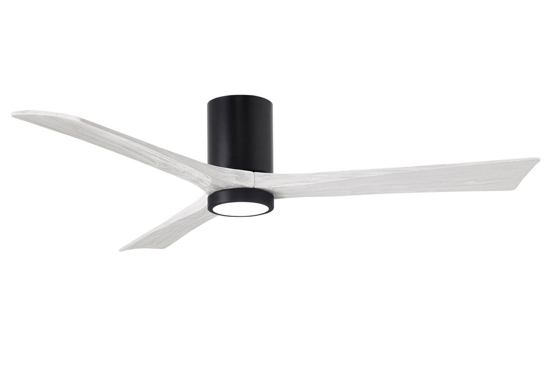 Matthews Fan Company Irene IR3HLK-BK-MWH-60 Ceiling Fan 60 - Matte Black, Matte White/