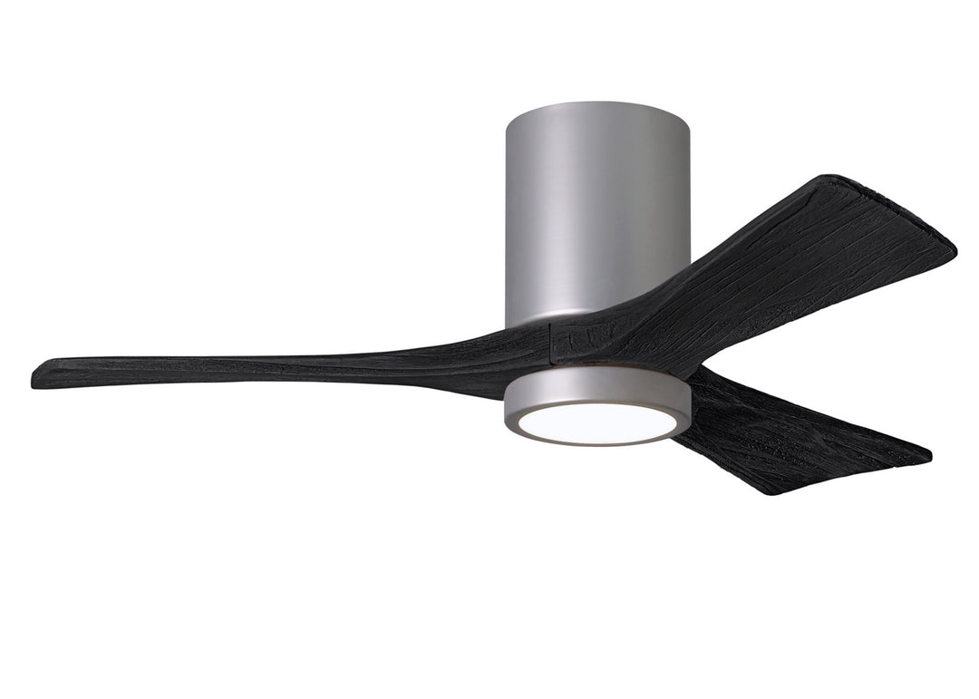 Matthews Fan Company Irene IR3HLK-BN-BK-42 Ceiling Fan 42 - Brushed Nickel, Matte Black/