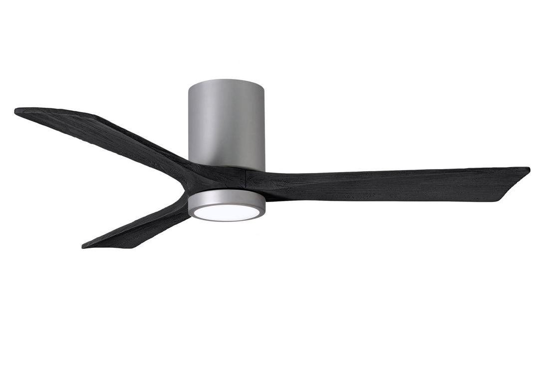 Matthews Fan Company Irene IR3HLK-BN-BK-52 Ceiling Fan 52 - Brushed Nickel, Matte Black/