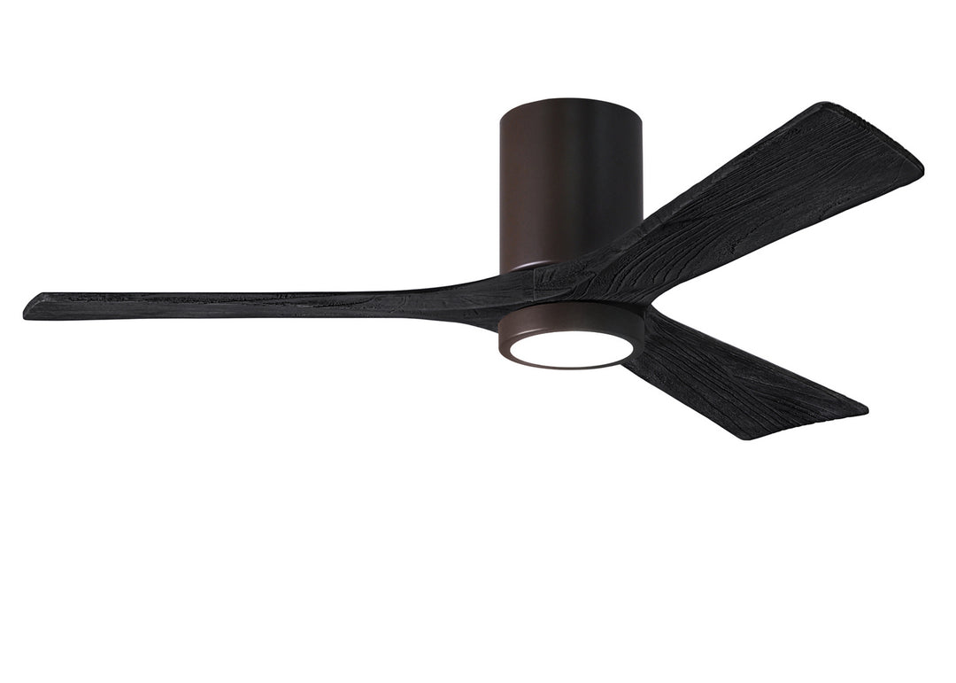 Matthews Fan Company Irene IR3HLK-TB-BK-52 Ceiling Fan 52 - Textured Bronze, Matte Black/