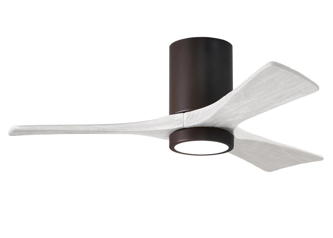 Matthews Fan Company Irene IR3HLK-TB-MWH-42 Ceiling Fan 42 - Textured Bronze, Matte White/