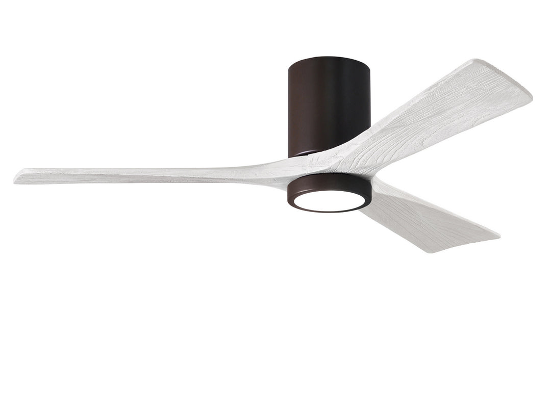 Matthews Fan Company Irene IR3HLK-TB-MWH-52 Ceiling Fan 52 - Textured Bronze, Matte White/