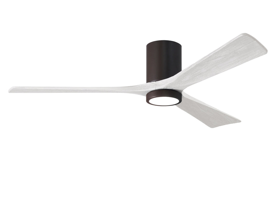 Matthews Fan Company Irene IR3HLK-TB-MWH-60 Ceiling Fan 60 - Textured Bronze, Matte White/