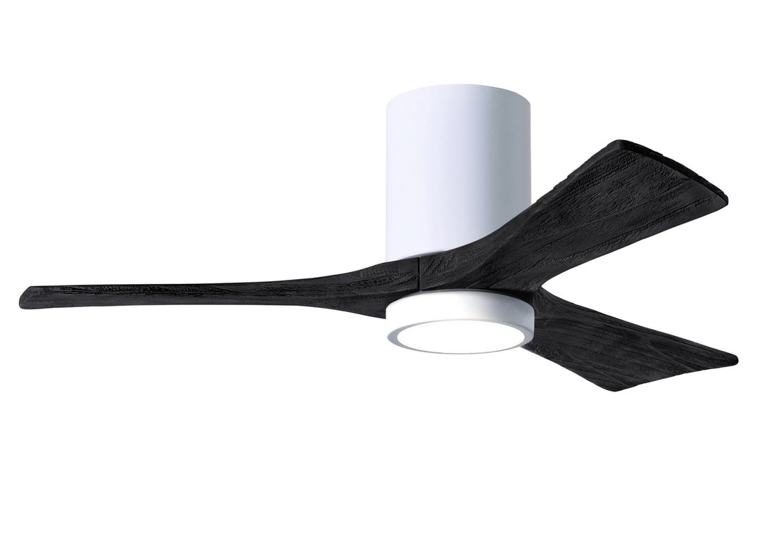 Matthews Fan Company Irene IR3HLK-WH-BK-42 Ceiling Fan 42 - White, Matte Black/