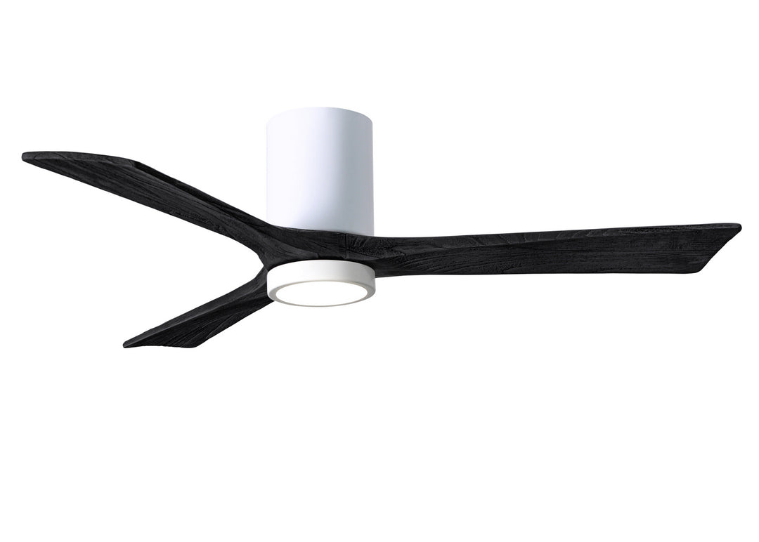 Matthews Fan Company Irene IR3HLK-WH-BK-52 Ceiling Fan 52 - White, Matte Black/