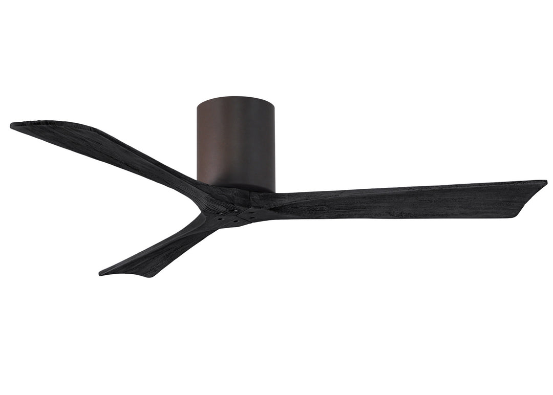 Matthews Fan Company Irene IR3H-TB-BK-52 Ceiling Fan 52 - Textured Bronze, Matte Black/