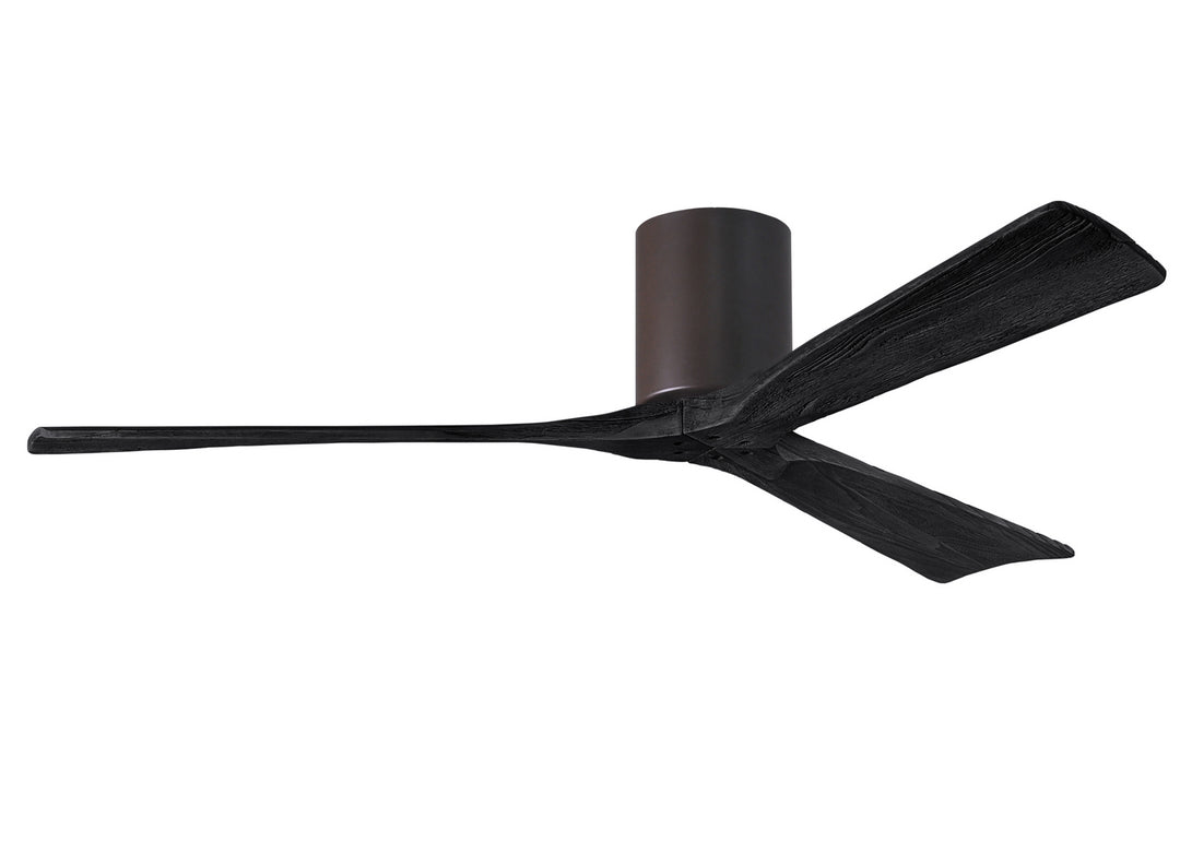 Matthews Fan Company Irene IR3H-TB-BK-60 Ceiling Fan 60 - Textured Bronze, Matte Black/