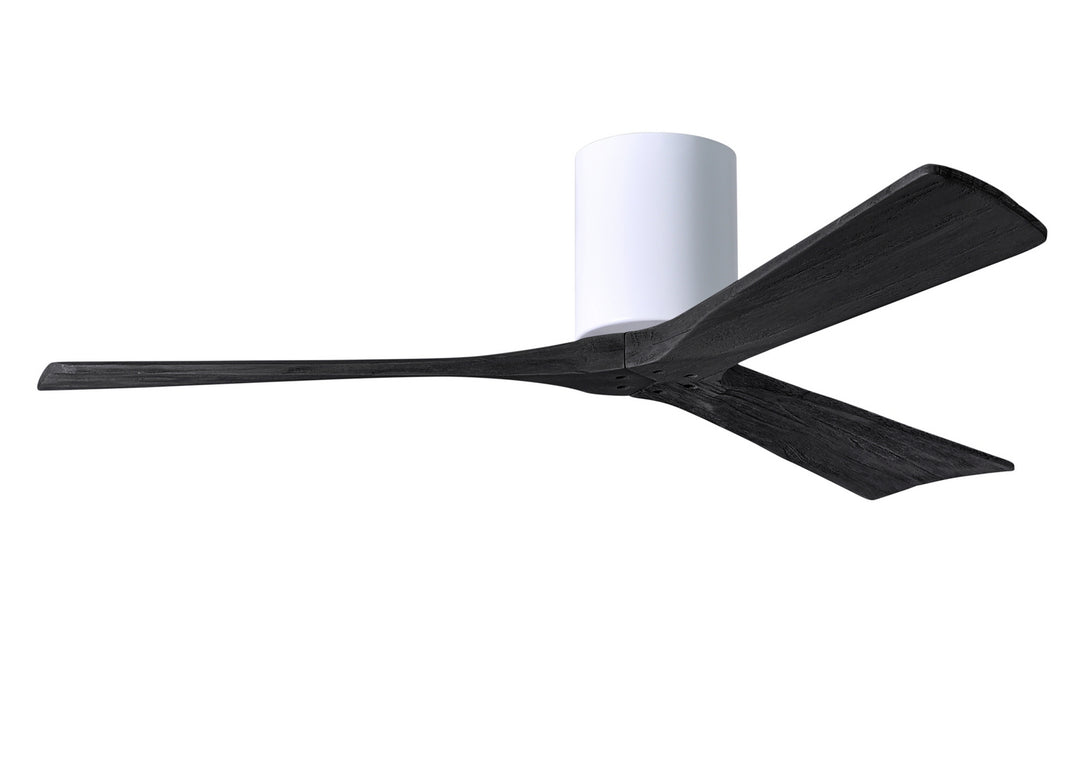 Matthews Fan Company Irene IR3H-WH-BK-52 Ceiling Fan 52 - White, Matte Black/