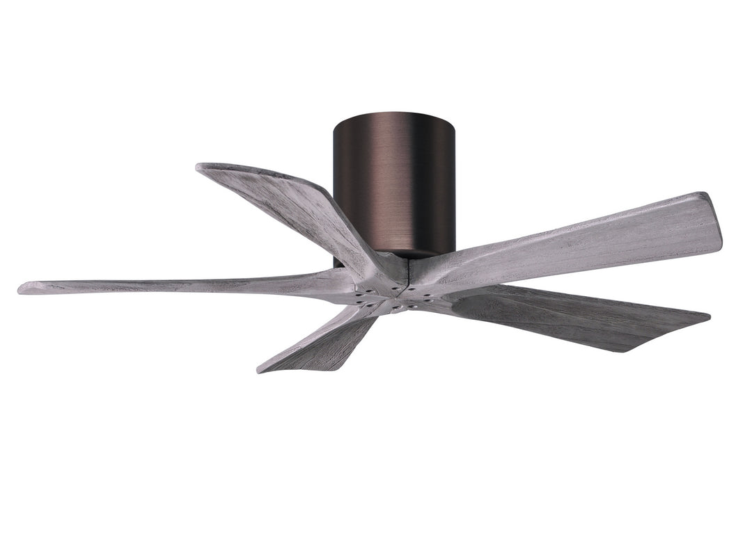 Matthews Fan Company Irene IR5H-BB-BW-42 Ceiling Fan 42 - Brushed Bronze, Barnwood Tone/