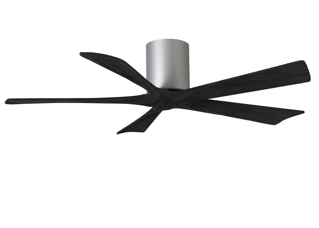 Matthews Fan Company Irene IR5H-BN-BK-52 Ceiling Fan 52 - Brushed Nickel, Matte Black/