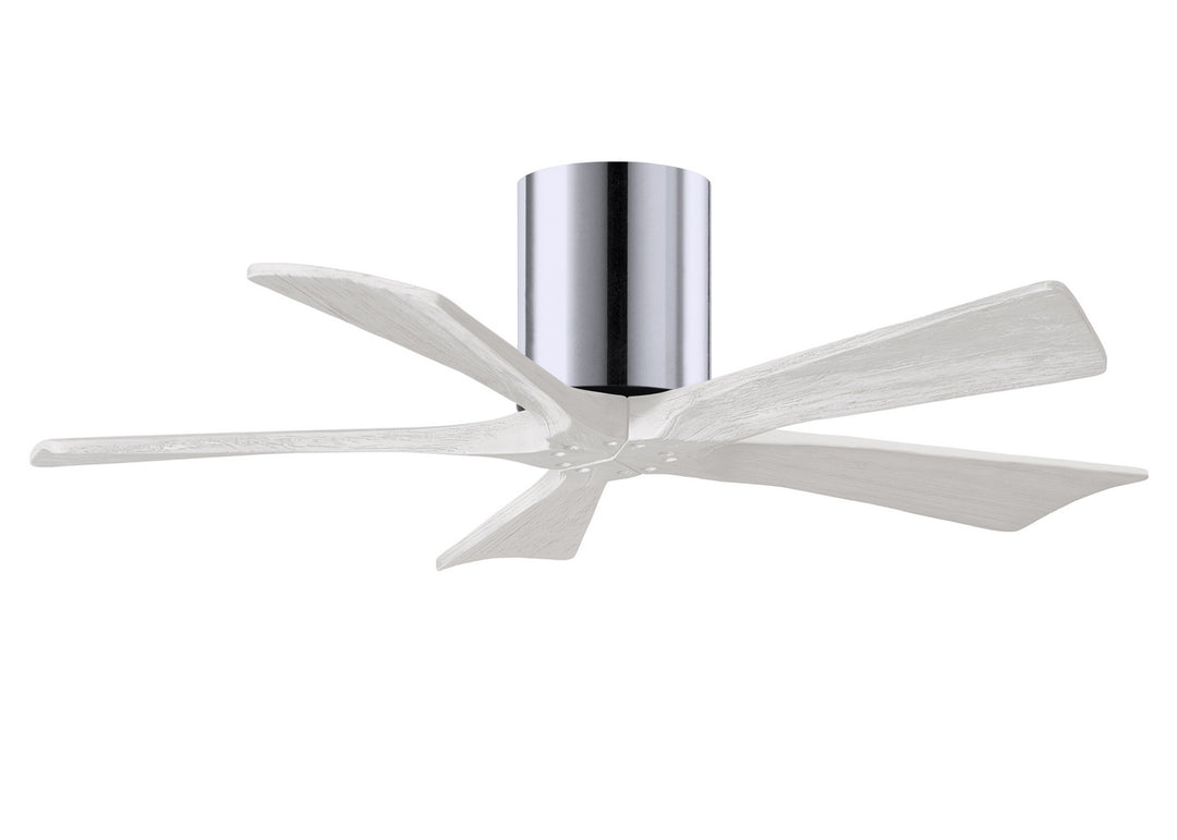 Matthews Fan Company Irene IR5H-CR-MWH-42 Ceiling Fan 42 - Polished Chrome, Matte White/