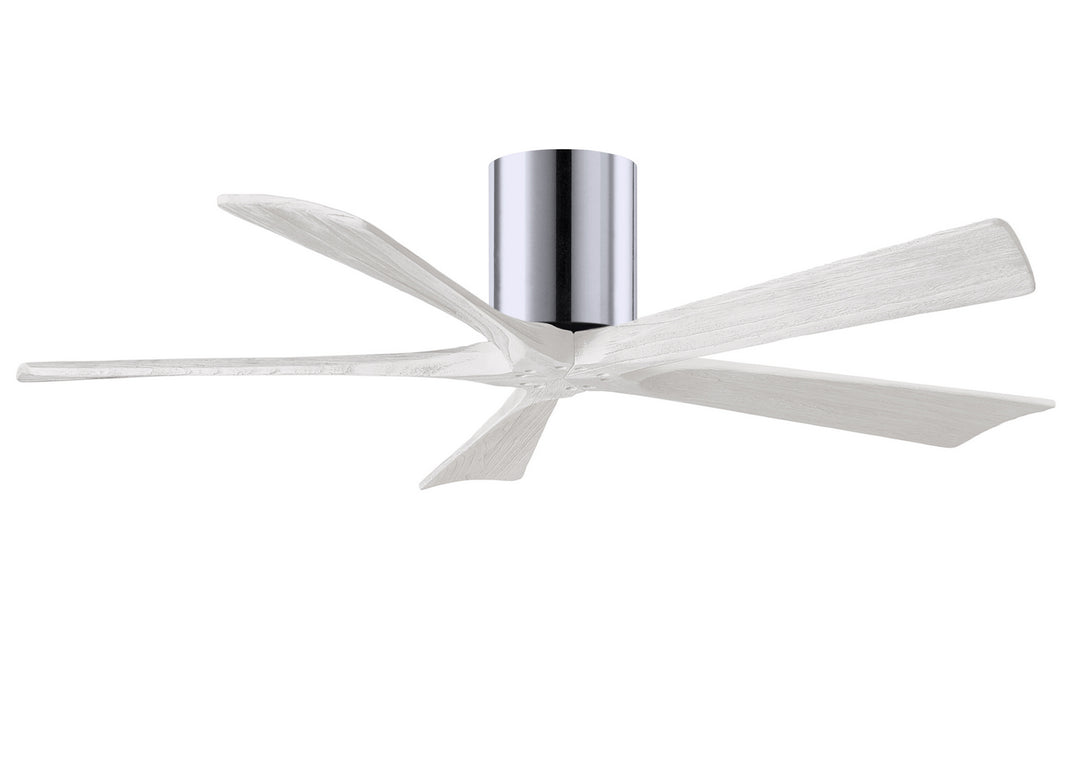 Matthews Fan Company Irene IR5H-CR-MWH-52 Ceiling Fan 52 - Polished Chrome, Matte White/