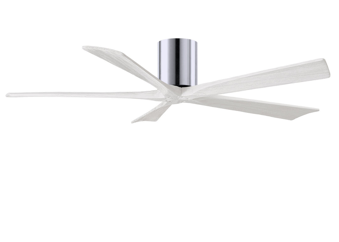 Matthews Fan Company Irene IR5H-CR-MWH-60 Ceiling Fan 60 - Polished Chrome, Matte White/