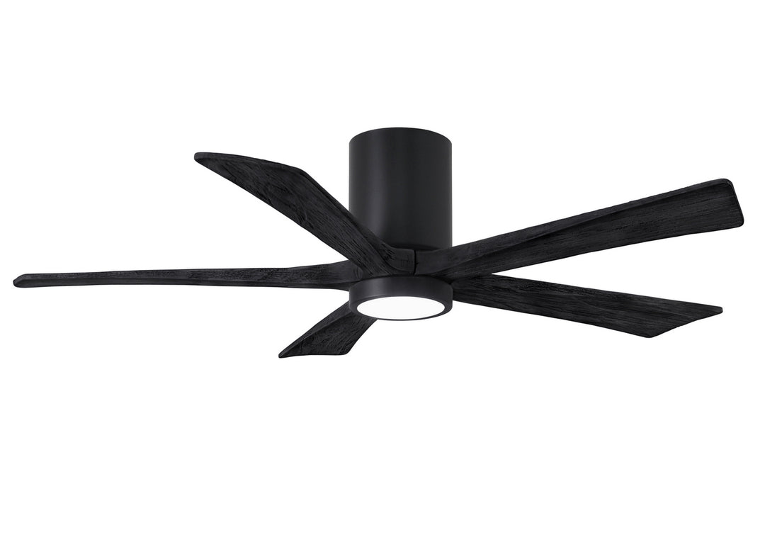 Matthews Fan Company Irene IR5HLK-BK-BK-52 Ceiling Fan 52 - Matte Black, Matte Black/