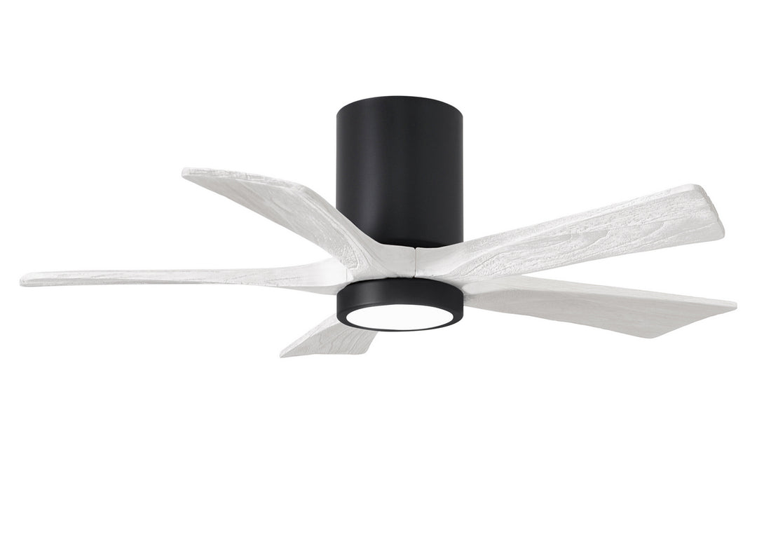 Matthews Fan Company Irene IR5HLK-BK-MWH-42 Ceiling Fan 42 - Matte Black, Matte White/