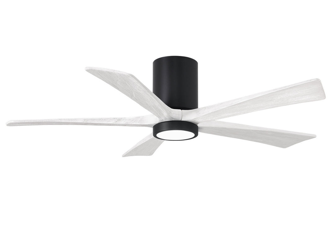 Matthews Fan Company Irene IR5HLK-BK-MWH-52 Ceiling Fan 52 - Matte Black, Matte White/