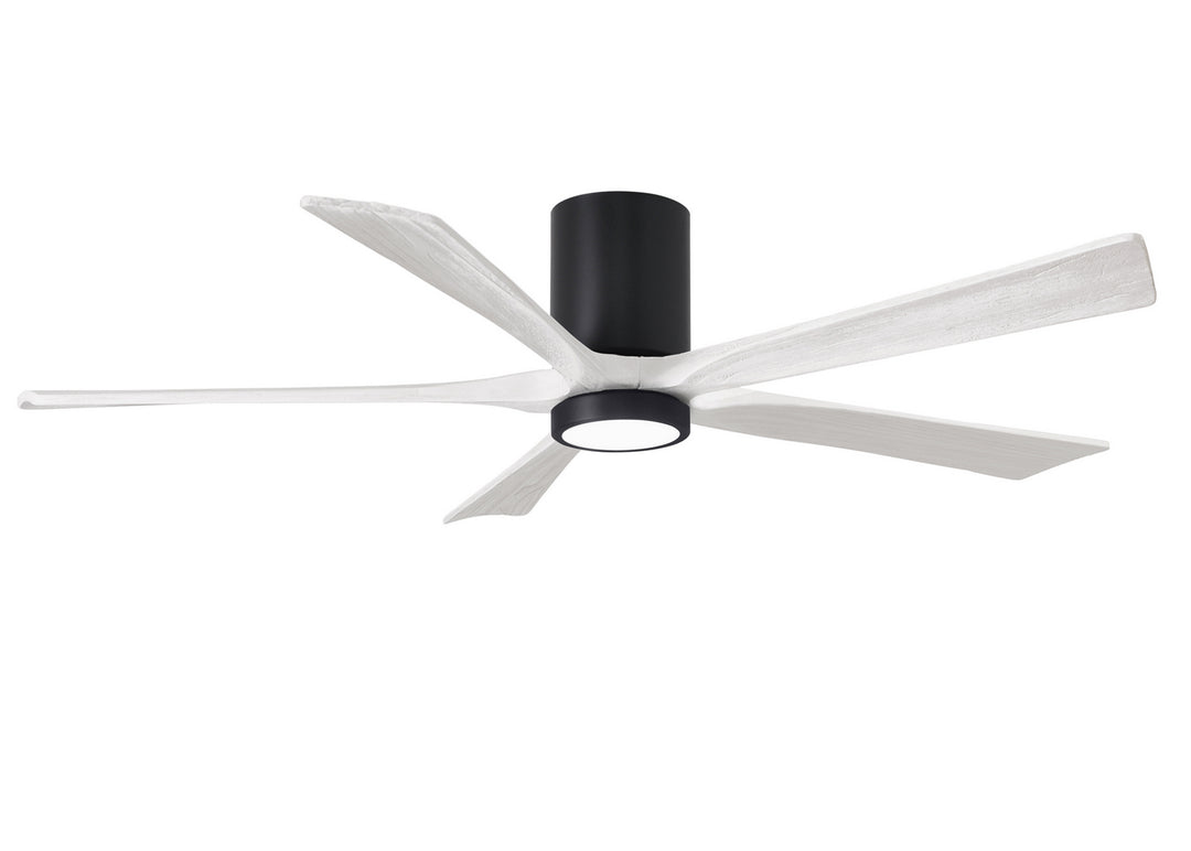 Matthews Fan Company Irene IR5HLK-BK-MWH-60 Ceiling Fan 60 - Matte Black, Matte White/