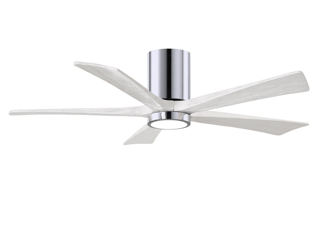 Matthews Fan Company Irene IR5HLK-CR-MWH-52 Ceiling Fan 52 - Polished Chrome, Matte White/