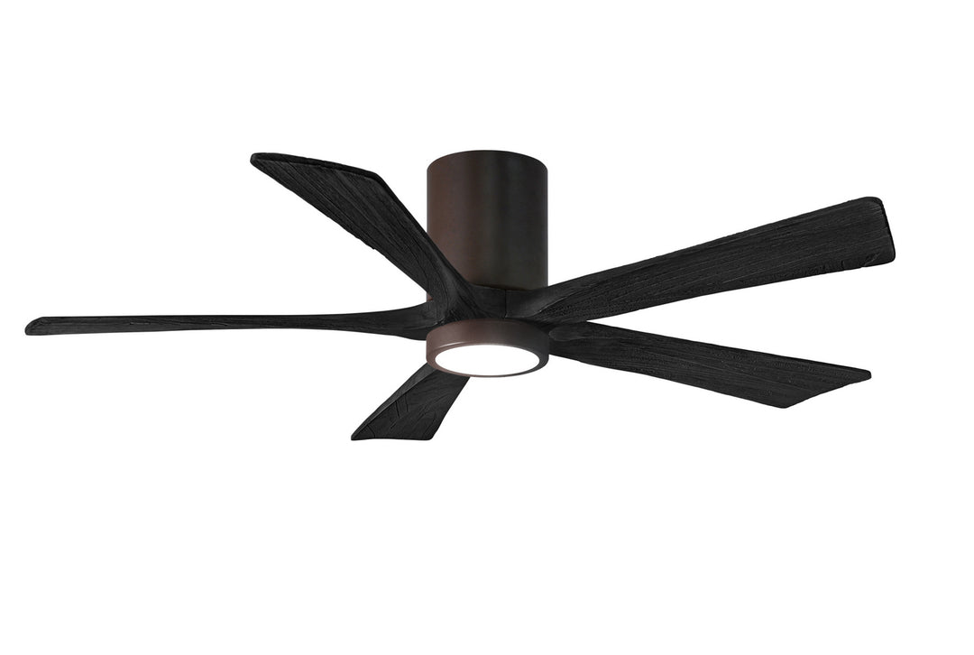 Matthews Fan Company Irene IR5HLK-TB-BK-52 Ceiling Fan 52 - Textured Bronze, Matte Black/