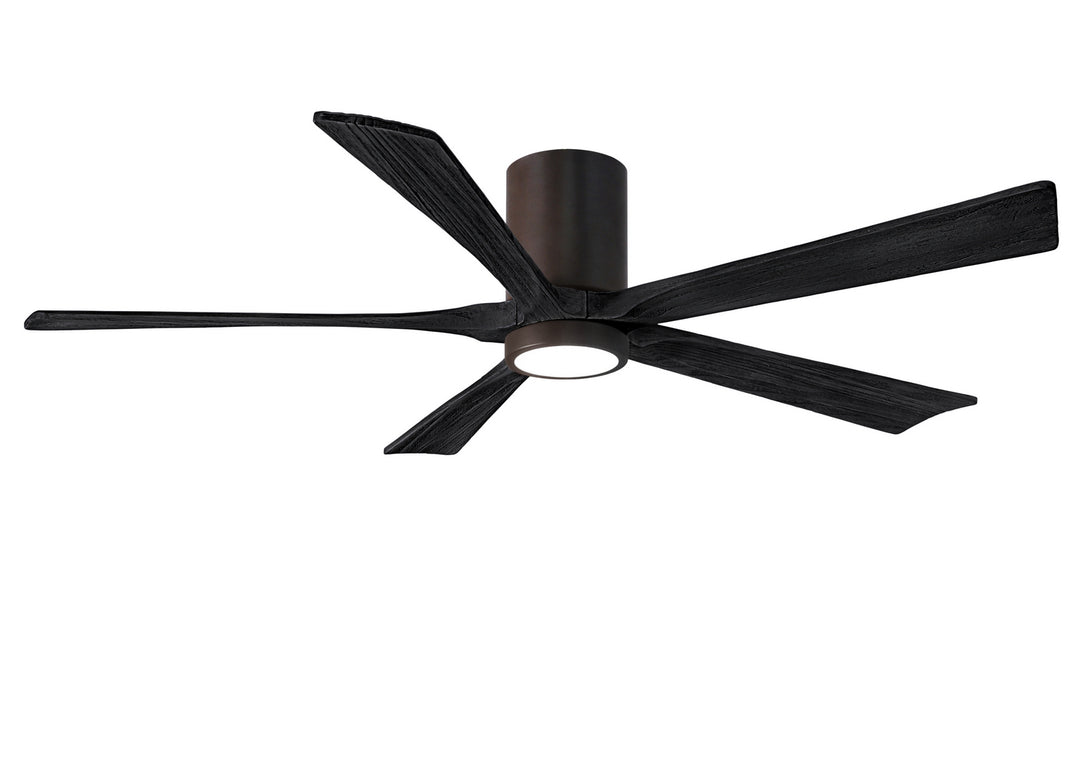 Matthews Fan Company Irene IR5HLK-TB-BK-60 Ceiling Fan 60 - Textured Bronze, Matte Black/